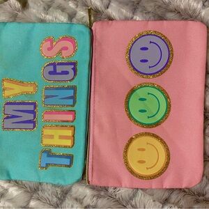 Colorful Pouch Set preppy